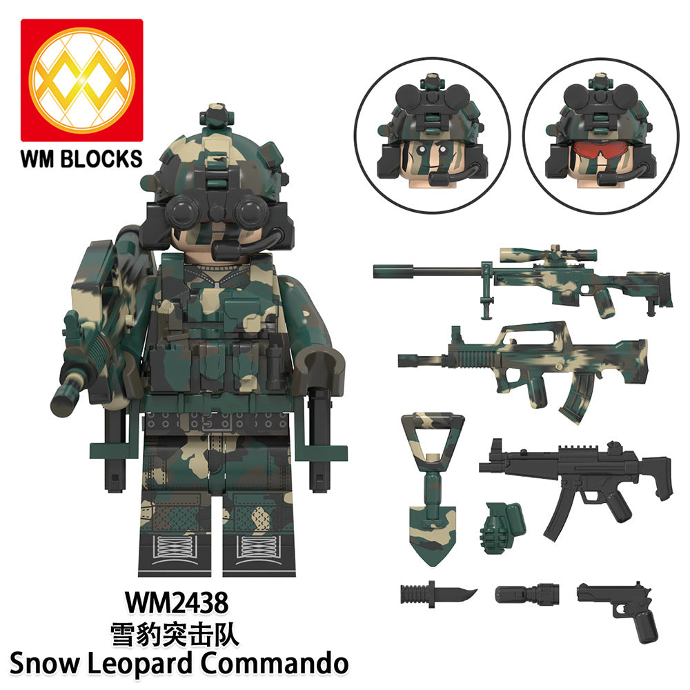 Hot Sale WM6147 Mini Plastic Brick Construction Toys DIY Block Set Leading Brands Special Forces Building Creative Figures