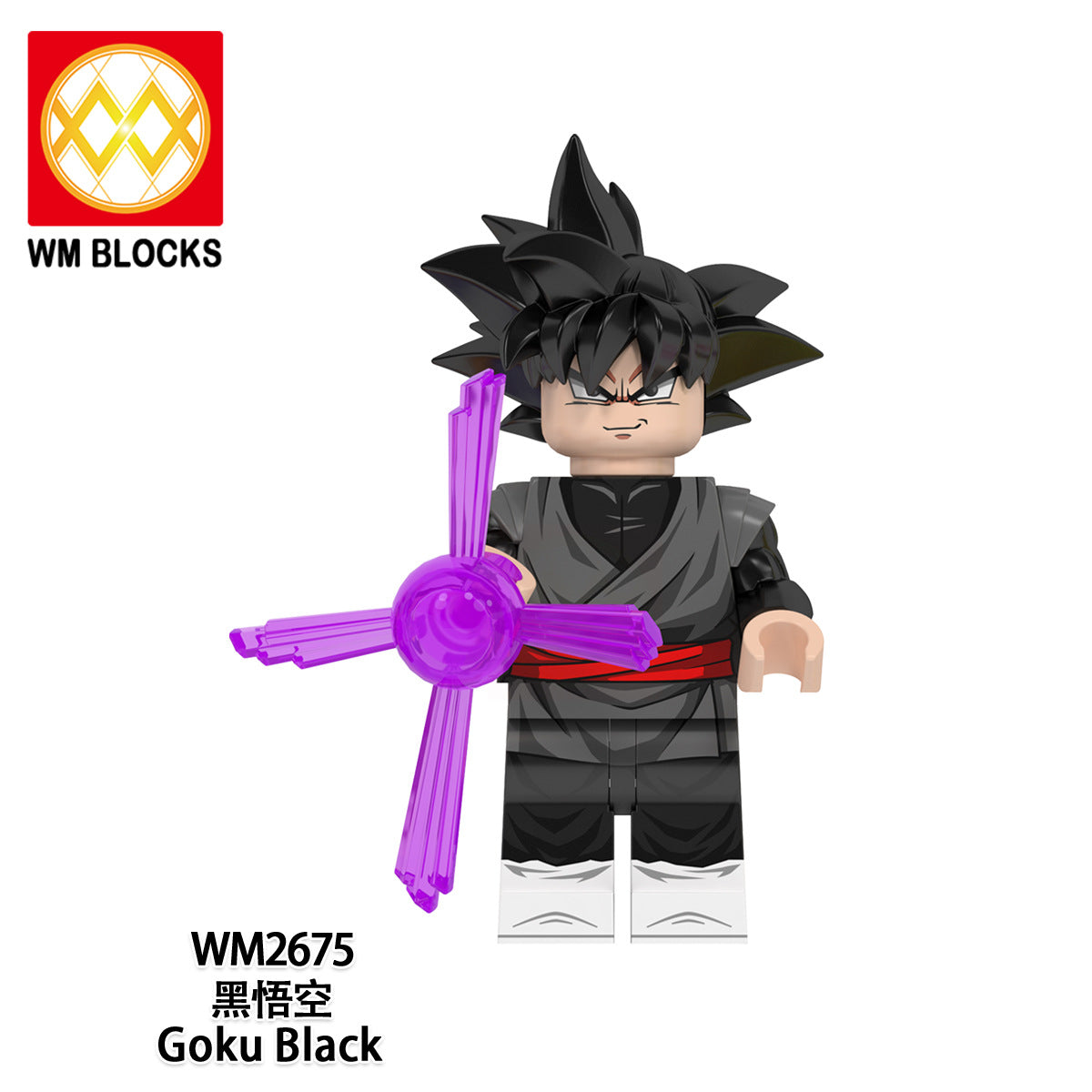 WM6178 Master Roshi Goku Black Son Goku Child Gifts Puzzle Education Creation DIY Building Block Sets Educational Kids Toys