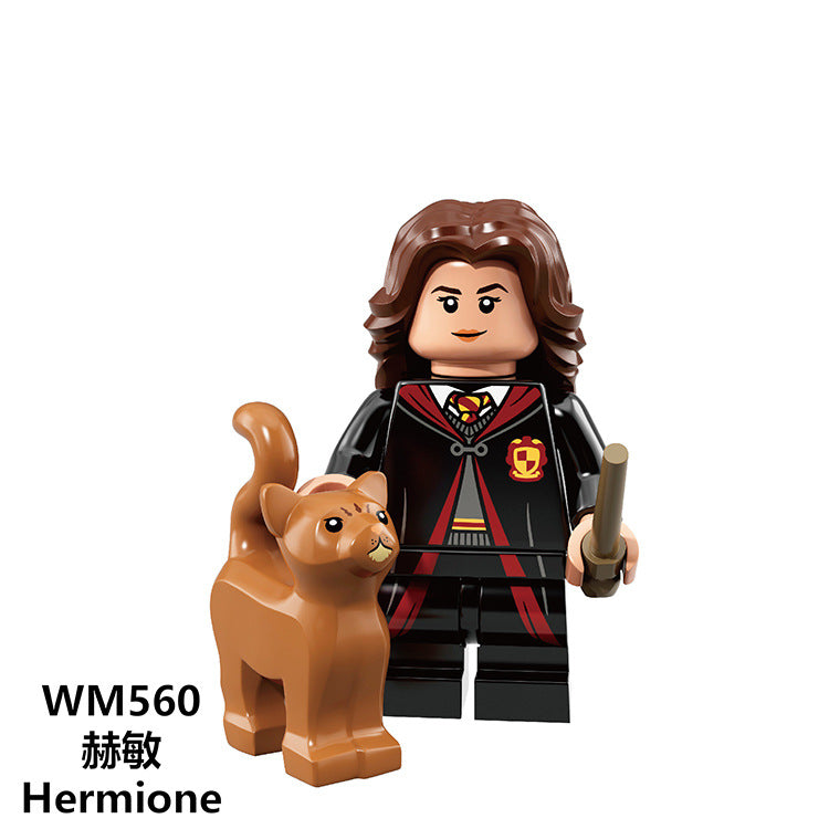 WM6040 the Chamber of Secrets Hermione Ron Weasley Lord Voldemort Draco Malfoy Dobby Collect Education Building Blocks Kids Toys