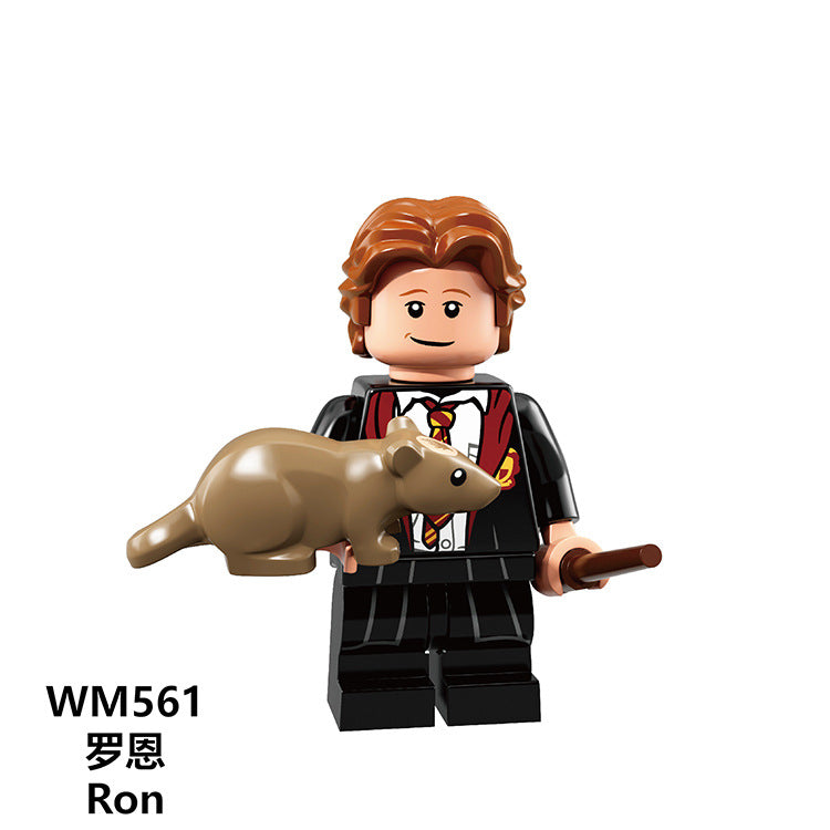 WM6040 the Chamber of Secrets Hermione Ron Weasley Lord Voldemort Draco Malfoy Dobby Collect Education Building Blocks Kids Toys