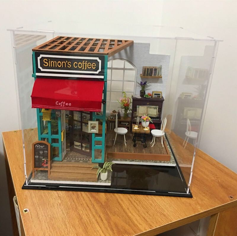 Kit de muebles en miniatura de madera para casa de muñecas de bricolaje Robotime para Dropshipping 