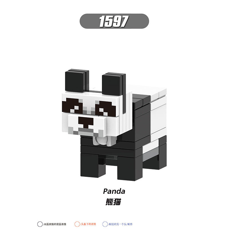 X0310-0311 X0301 X0294-0295 X0298-0299 Famous Game My World Honey Picker Knight Husk Huntress Blacksmith Mini Action Figures Set Model Building Blocks Kids Toys