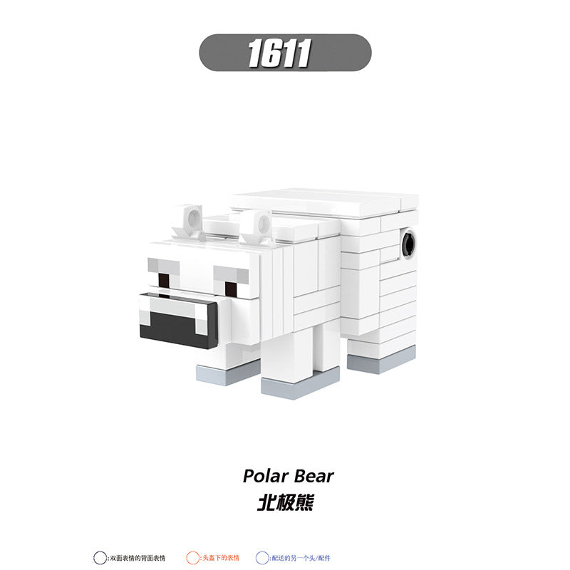 X0310-0311 X0301 X0294-0295 X0298-0299 Famous Game My World Honey Picker Knight Husk Huntress Blacksmith Mini Action Figures Set Model Building Blocks Kids Toys