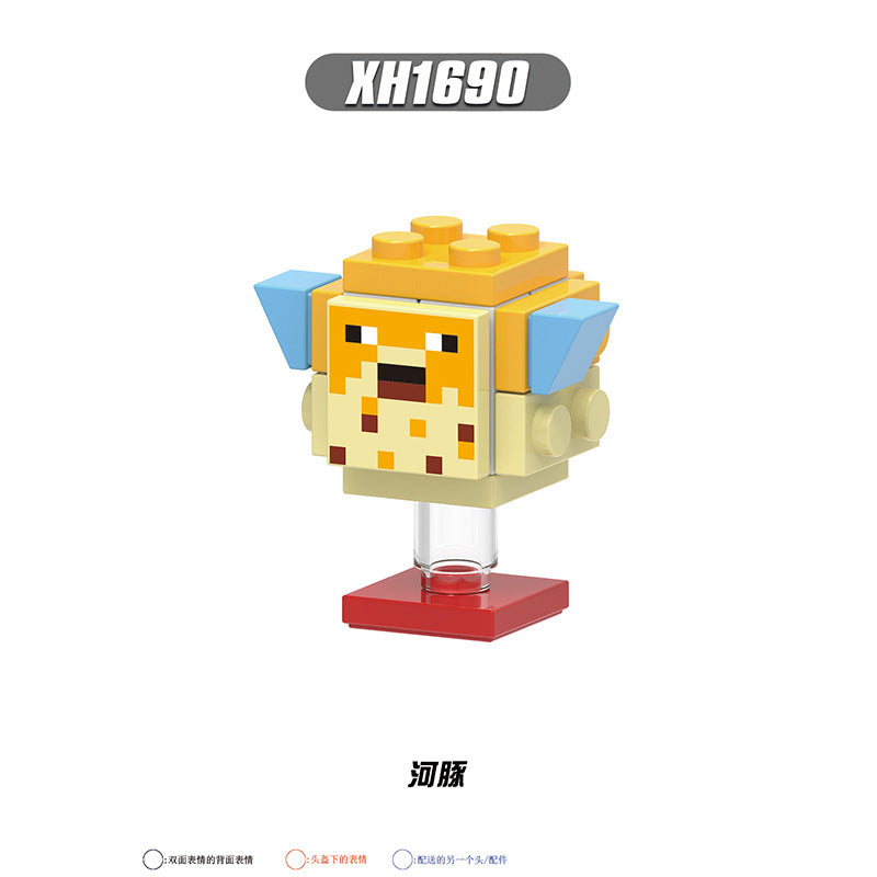 X0310-0311 X0301 X0294-0295 X0298-0299 Famous Game My World Honey Picker Knight Husk Huntress Blacksmith Mini Action Figures Set Model Building Blocks Kids Toys