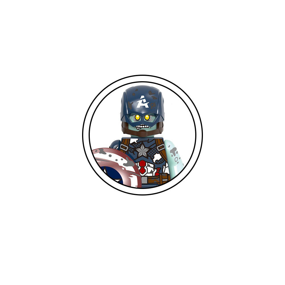 X0325 Zombie Super Heroes Scarlet Witch Wasp Wong Fal-con Hawkeye Man Character Minifigs Action Building Blocks Brick Kids Toys