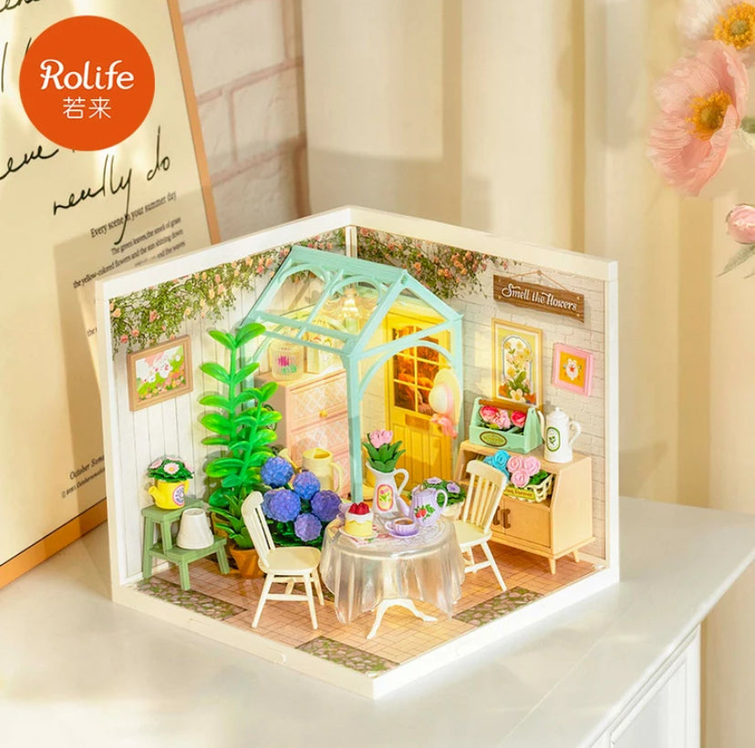 Robotime Rolife Super Store Series - Juego de bloques de construcción para casa de muñecas en miniatura, rompecabezas 3D de plástico para regalos