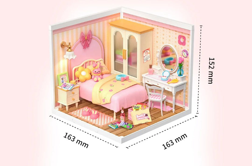 Robotime Rolife Super Store Series - Juego de bloques de construcción para casa de muñecas en miniatura, rompecabezas 3D de plástico para regalos